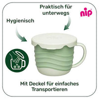 Snackbox 2in1 rosa/beige, 1 St