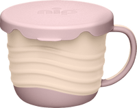 Snackbox 2in1 roze/beige, 1 st