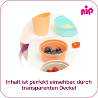 Kleurrijke snackbox, 6 stuks