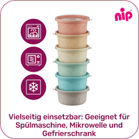 Kleurrijke snackbox, 6 stuks