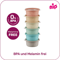 Kleurrijke snackbox, 6 stuks