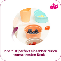 Kleurrijke snackbox, 6 stuks