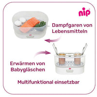 3-in-1 babyflessensterilisator met stoomfunctie en flessenwarmer, 1 stuk