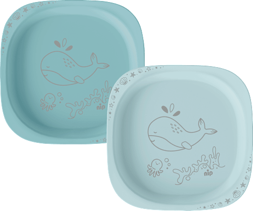Teller blau, 2 St