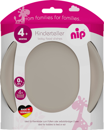 Teller bunt, 4 St Nip