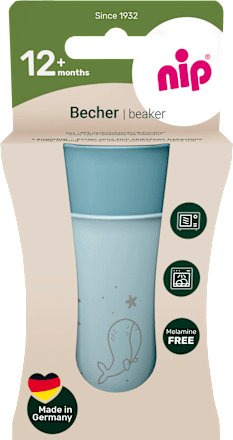 Trinkbecher blau, ab 12. Monat, 250 ml, 2 St