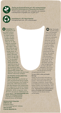 Drinkbeker groen, 2 stuks