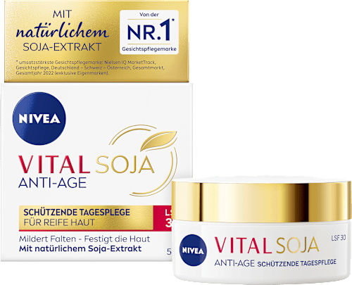 Anti-aging gezichtscrème Vital Soja SPF 30, 50 ml