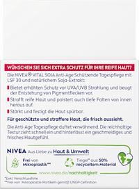 Anti-aging gezichtscrème Vital Soja SPF 30, 50 ml