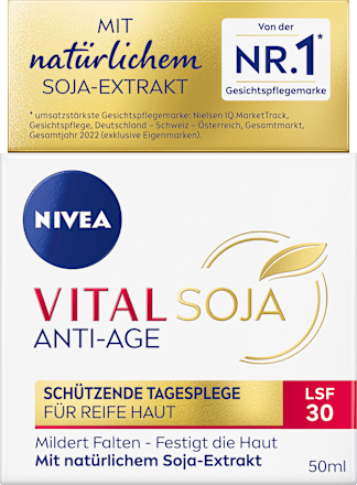 Anti-aging gezichtscrème Vital Soja SPF 30, 50 ml