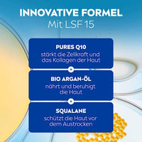 Anti Falten Gesichtscreme Q10 extra reichhaltig LSF 15, 50 ml NIVEA