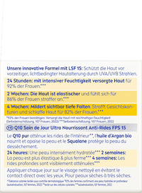 Anti Falten Gesichtscreme Q10 extra reichhaltig LSF 15, 50 ml NIVEA