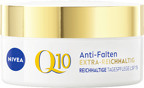 Anti Falten Gesichtscreme Q10 extra reichhaltig LSF 15, 50 ml NIVEA
