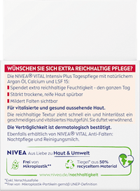 Anti-rimpel gezichtscrème Vital SPF 15, 50 ml