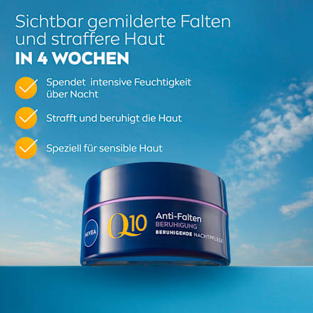 Anti-rimpel nachtcrème Q10 verzachtend, 50 ml