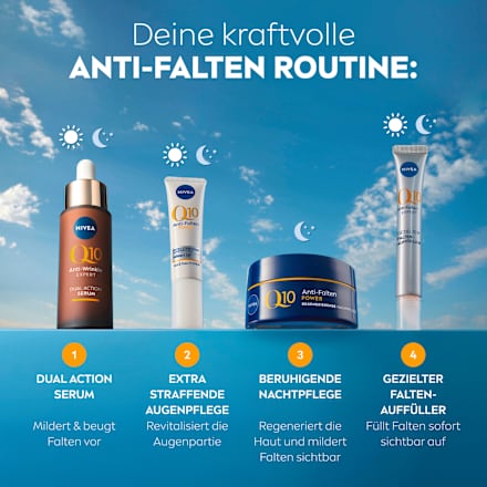 Anti-rimpel nachtcrème Q10 Power, 50 ml