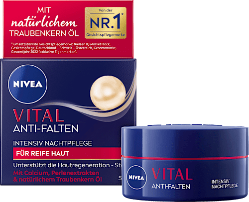 Anti-rimpel nachtcrème Vital, 50 ml