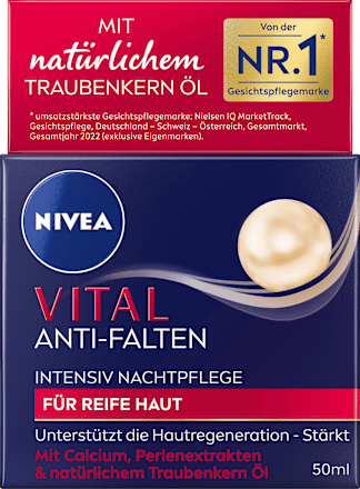 Anti-rimpel nachtcrème Vital, 50 ml