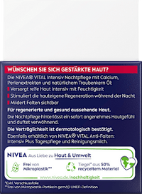 Anti-rimpel nachtcrème Vital, 50 ml