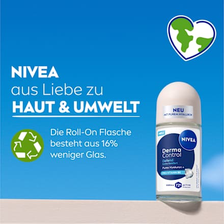 Antitranspirant Deo Roll-on Derma Control Defend, 50 ml NIVEA