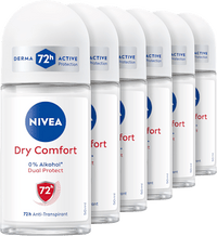 Antitranspirant Deo Roll-on Dry Comfort (6x50 ml), 300 ml