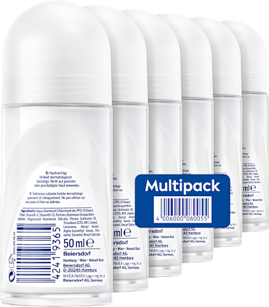 Antitranspirant Deo Roll-on Dry Comfort, Vorteilspack (6x50 ml), 300 ml