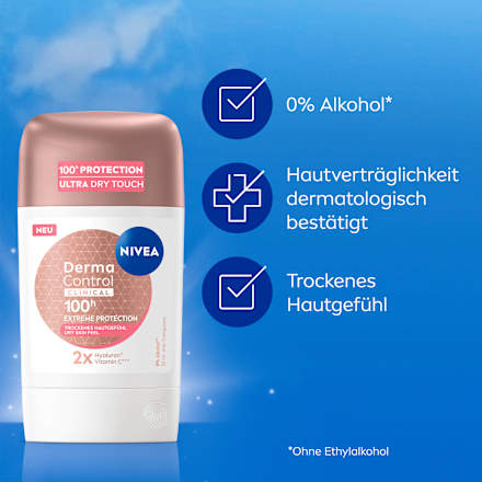 Antitranspirant Deostick Derma Control Clinical Trockenes Hautgefühl, 50 ml
