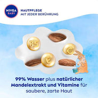 Vochtige doekjes 99% Aqua, 57 stuks