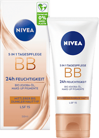 BB Creme Essentials 5in1 mittlerer bis dunkler Hauttyp, LSF 15, 50 ml NIVEA