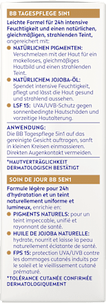 BB Creme Essentials 5in1 mittlerer bis dunkler Hauttyp, LSF 15, 50 ml