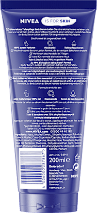 Bodylotion Body Serum Lotion Skin Refin, 200 ml