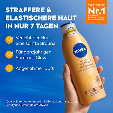 Bodylotion Q10 Verstevigend + Bruinend, 250 ml