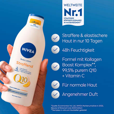 NIVEA Bodylotion Q10 straffend, 400 ml