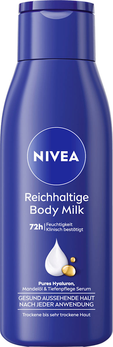 NIVEA Bodymilk reichhaltig, Reisegröße, 75 ml