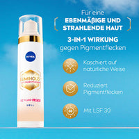 CC Creme Luminous 630 Getöntes Fluid MIttel LSF 30, 40 ml NIVEA
