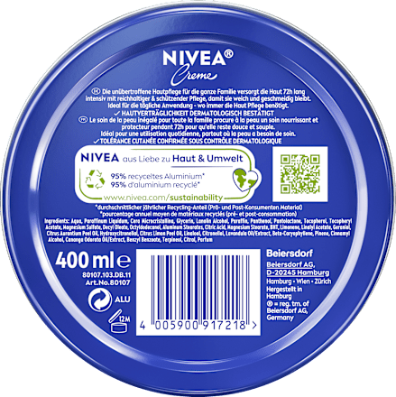 Creme in der Dose, 400 ml