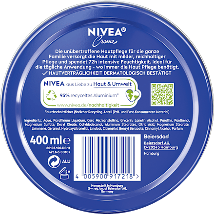 Creme in der Dose, 400 ml