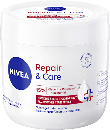 Creme Repair & Care Intensive Pflege Tiegel, 400 ml