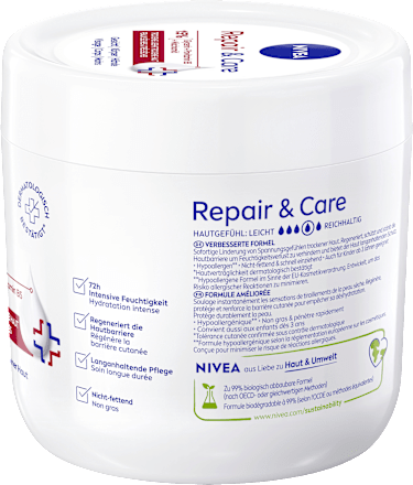Creme Repair & Care Intensive Pflege Tiegel, 400 ml