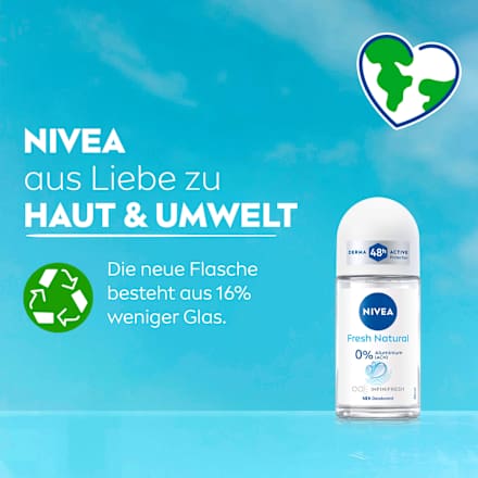 Deodorant Roll-on Fresh Natural, 50 ml