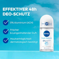 Deodorant Roll-on Fresh Natural, 50 ml