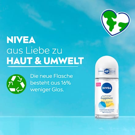 Deodorant roll-on zomergeluk, 50 ml