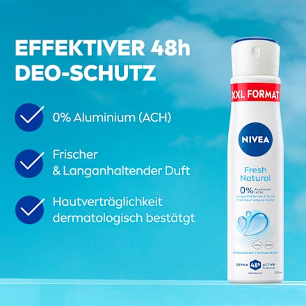 Deospray Fresh Natural, 250 ml
