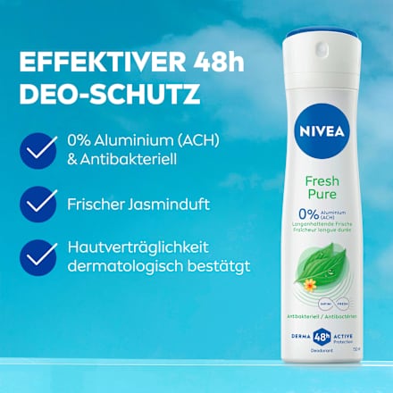 Deodorantspray Fresh Pure, 150 ml