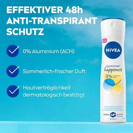 Deospray summer happiness, 150 ml