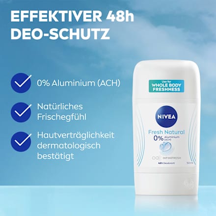 Deostick Fresh Natural, 50 ml