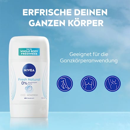Deostick Fresh Natural, 50 ml