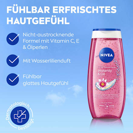 Duschgel Waterlily & Oil, 250 ml