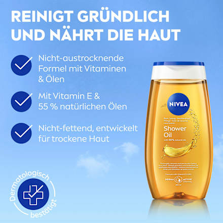 Duschöl rechhaltige Pflege, 200 ml