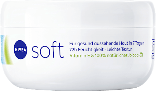 Feuchtigkeitscreme soft im Tiegel, Reisegröße, 50 ml